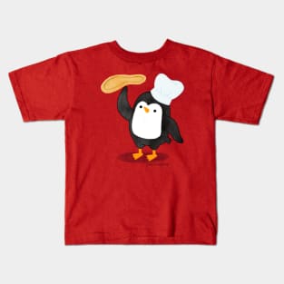Steve Penguin Pizza Maker Kids T-Shirt